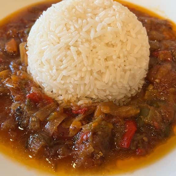 Rice with Savory Oxtail gravy