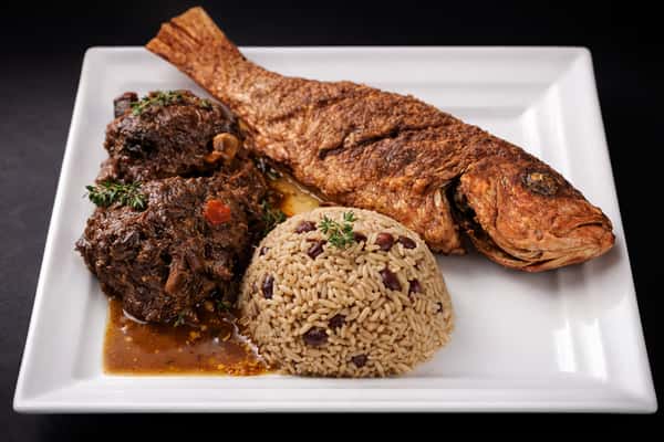 Oxtail and Red Snapper