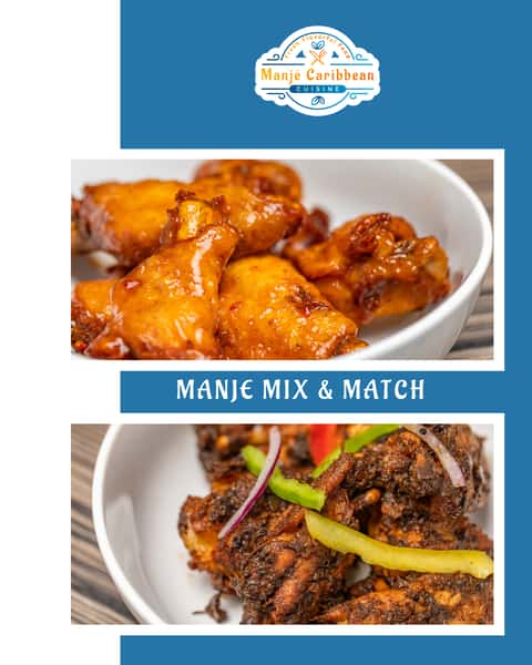 Manje Mix & Match (Two meals for price of one)