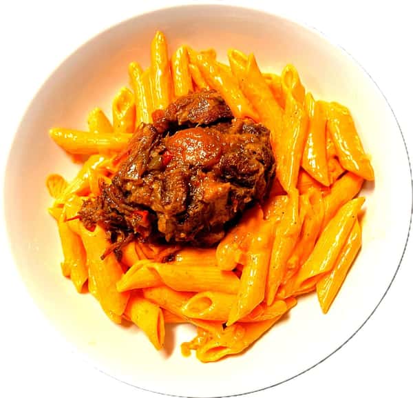 Penne alla Vodka with Oxtail