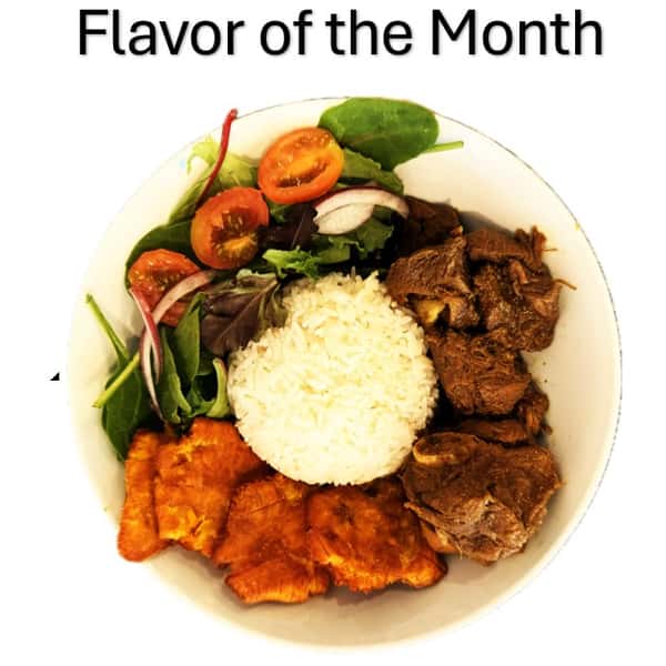 $15 Lunch Platter - Any meat - Rice - Salad - Plantains