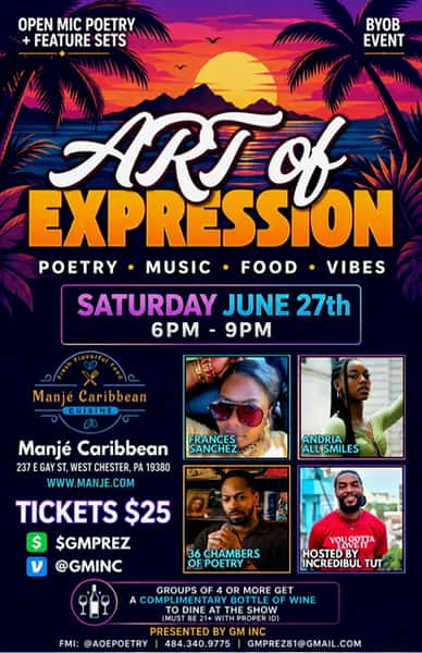 Free 🎤 Art of Expression Manje VIP Only (Offer Ends on 6/26)