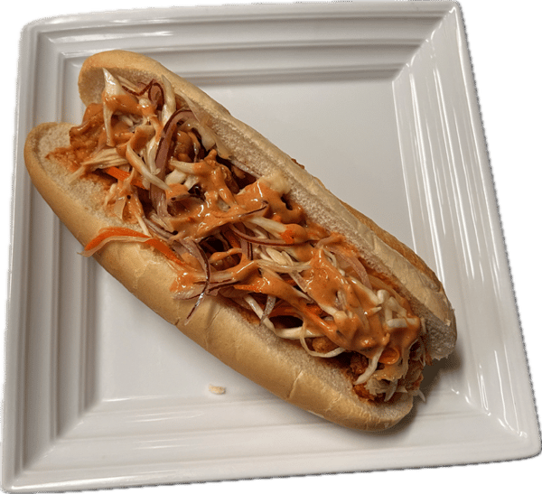 Caribbean Shrimp Po' Boy