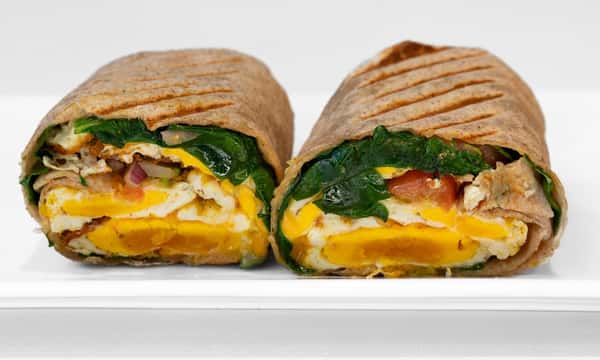 Egg, Spinach, Avocado Wrap