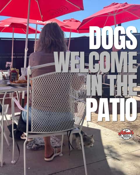 One of our favorites, worth another look. Red umbrellas, a dog curled up near the table, breakfast on its way. Dogs welcome on the patio, every day it's open.

#DogPatio #LongmontCO #DogsOfColorado #PetFriendlyRestaurant