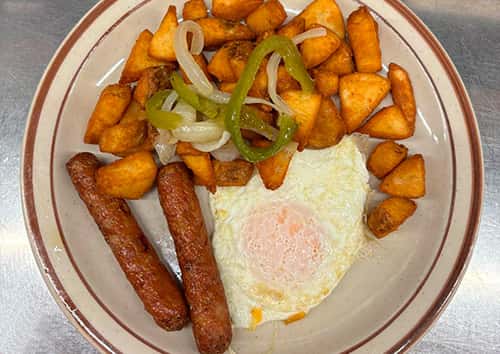 One egg breakfast