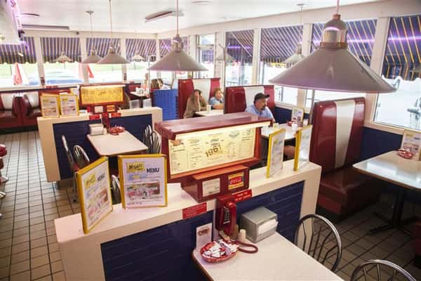 Interior shot of the restaurant