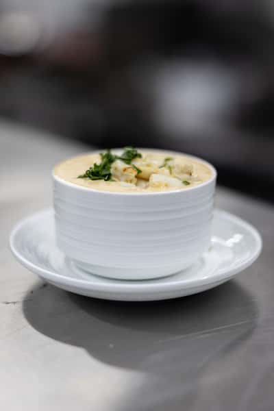 soup with croutons