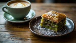 Pistachio Baklava Latte