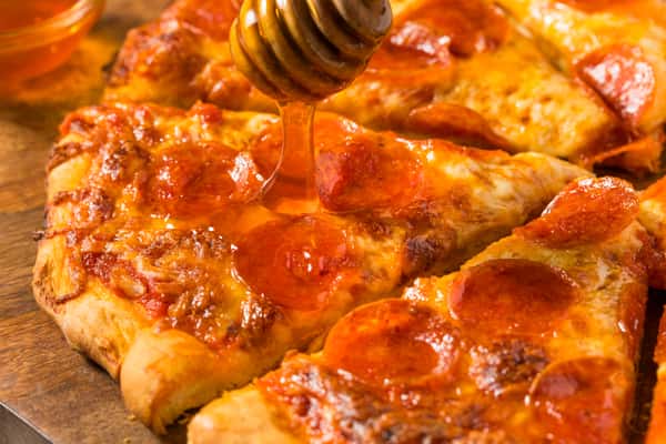 Old World Pepperoni with Hot Honey! Small