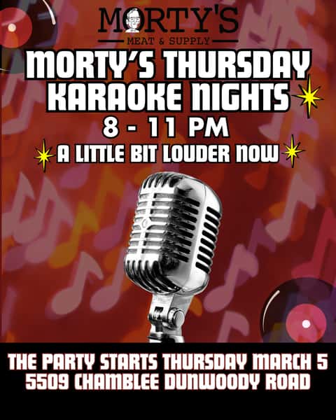 Karaoke at Morty's Meat & Supply