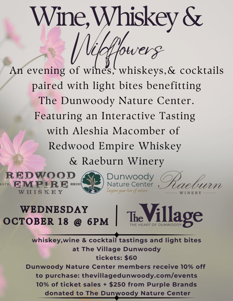 Wine, Whiskey, & Wildflowers