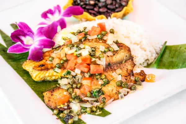 Baked Tilapia Platter