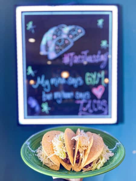 Tacos on plate