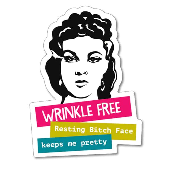 Wrinkle Free Sticker