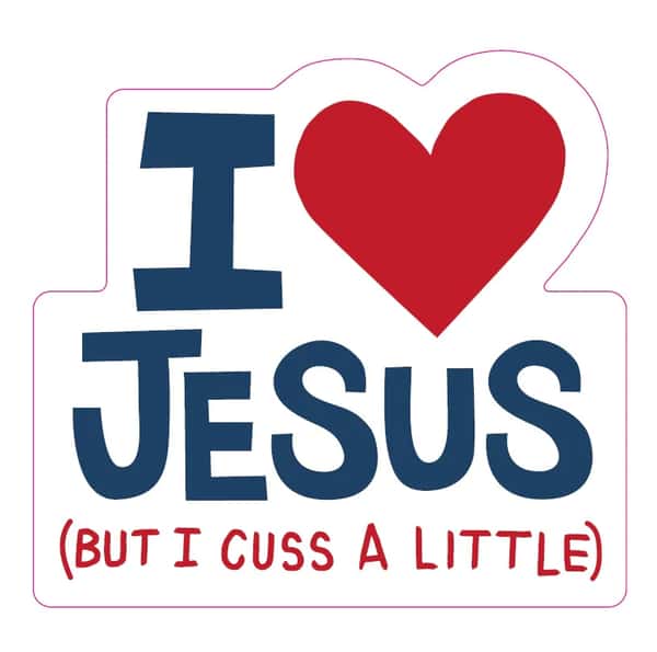 I love Jesus Sticker