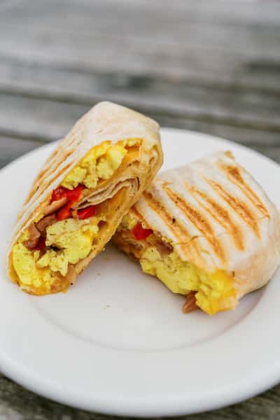 Breakfast Veggie Wrap