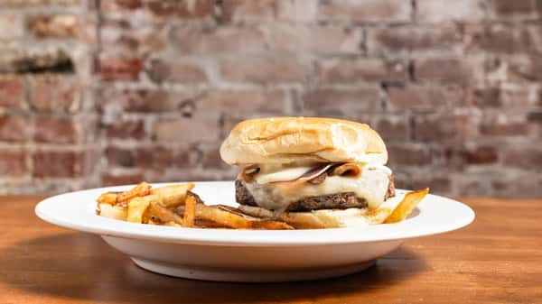 Mushroom Swiss Burger