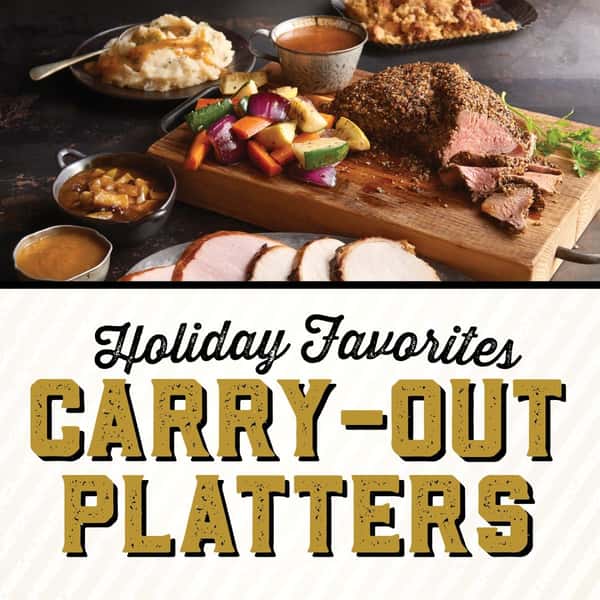 🦃🍂 More celebrating, less cooking! Let Claim Jumper handle the holiday feast with our Holiday Platters To-Go! Served hot with all the fixings, so you can spend more time making memories around the table. 🍽️