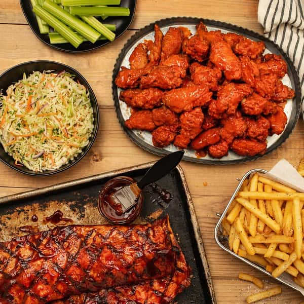 Long weekend. Big appetite. 🍖 The Bag of Bones is packed with all your BBQ favorites and ready for pickup or delivery this Labor Day weekend!