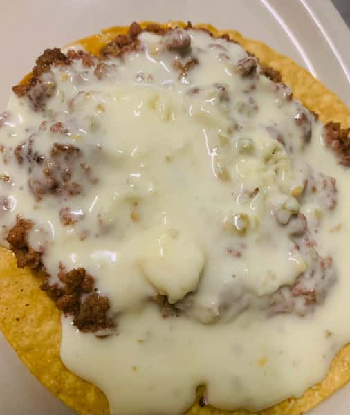Nacho Cheese Tostada