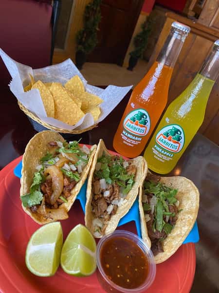 Al Pastor (Pork Grilled) Tacos (3)