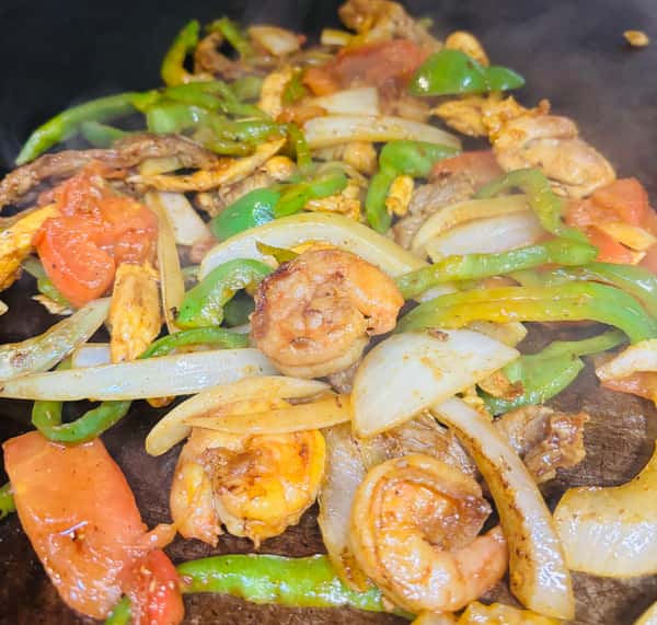 Succulent Shrimp Fajitas