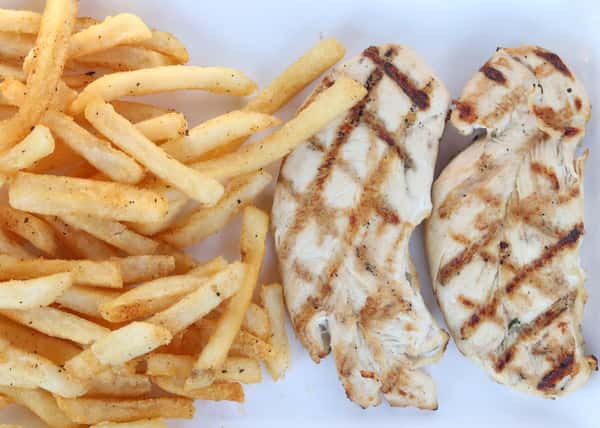 Kids Grilled Chicken Plate with Fries