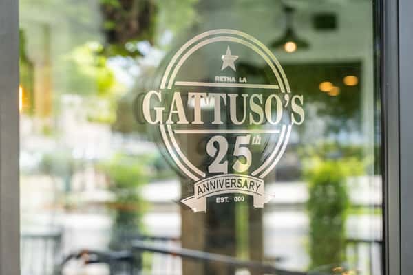 Gattuso's Door Decal 25 yrs - 2025