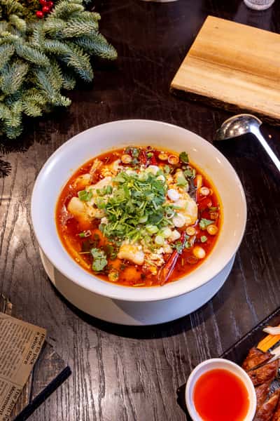 Szechuan Fish in spicy broth