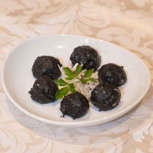 House-Made Fish Ball with Squid Ink
