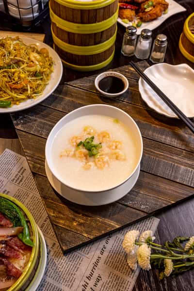 52. 鮮蝦粥 Shrimp Congee