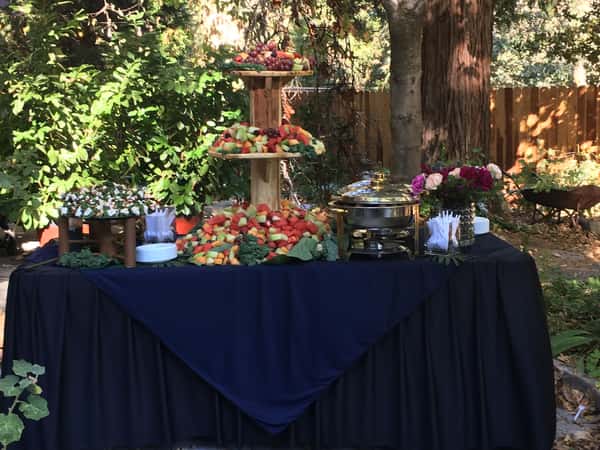 table of fruit