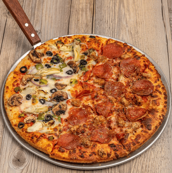 Half & Half Pizzza