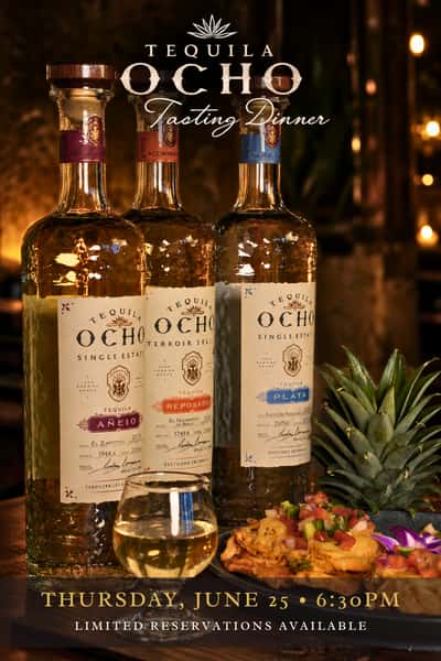 Tequila ocho tasting