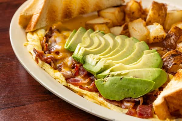 Bacon Avocado Omelette
