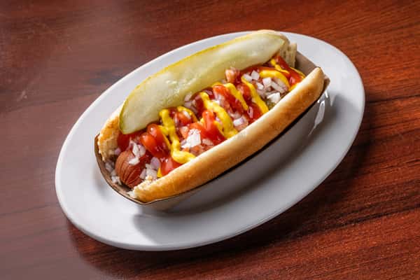 Vienna Hot Dog (The Works)