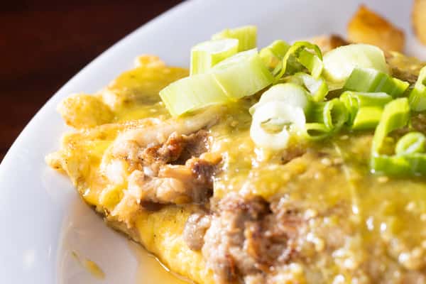 Homemade Chili Cheese Omelet