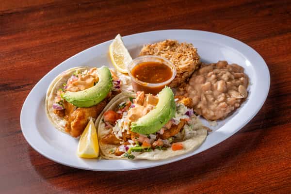 fish taco plate