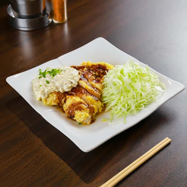 teriyaki meat and veggies
