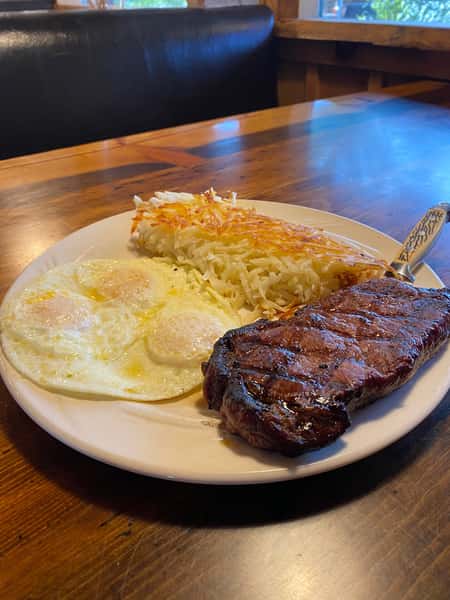New York Steak and Eggs