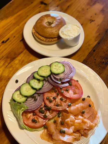 Bagels, Lox and Cream Cheese