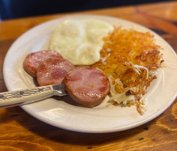 Canadian Bacon and Eggs