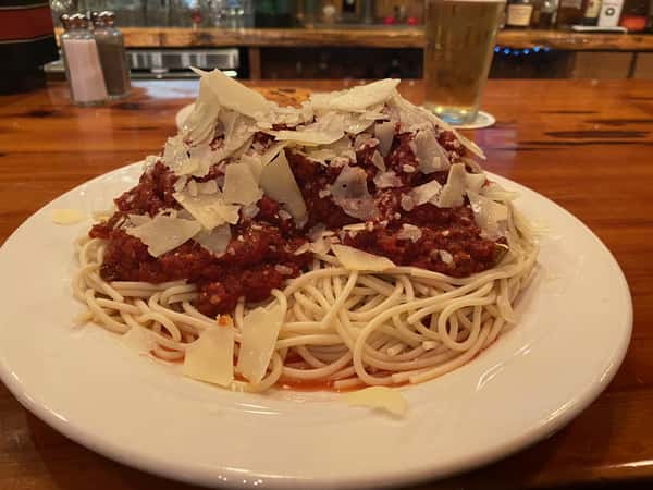 Spaghetti and Homemade Meatballs