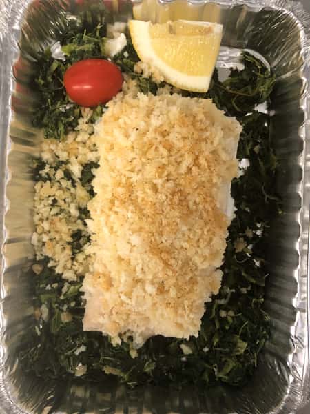 Icelandic Baked Cod Florentine
