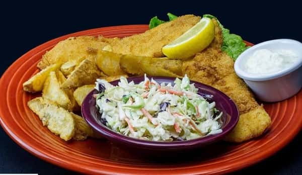 fish fry and slaw