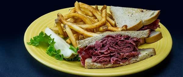 reuben with fries
