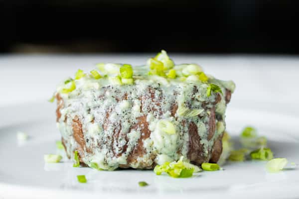 Blue Cheese Crusted