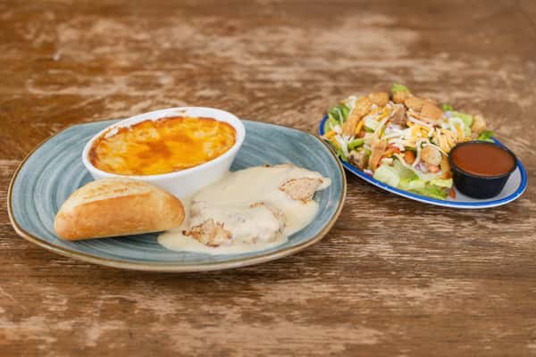 Pretzel Crusted Gouda Chicken