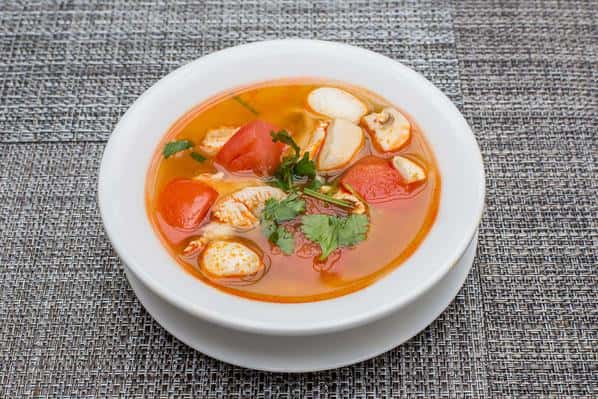 Tom Yum Soup (Chicken or Veggies and Tofu)